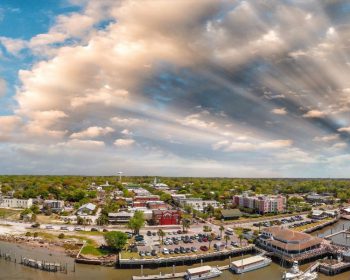 Amelia Island Aerial View Close to Tributary
