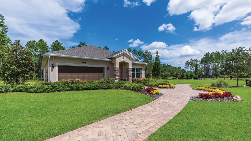 exterior of lakeview lennar home