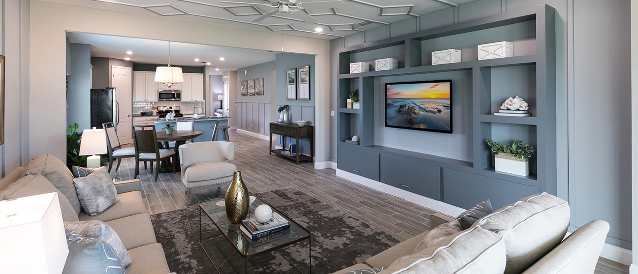 living room of retirement home in nassau county