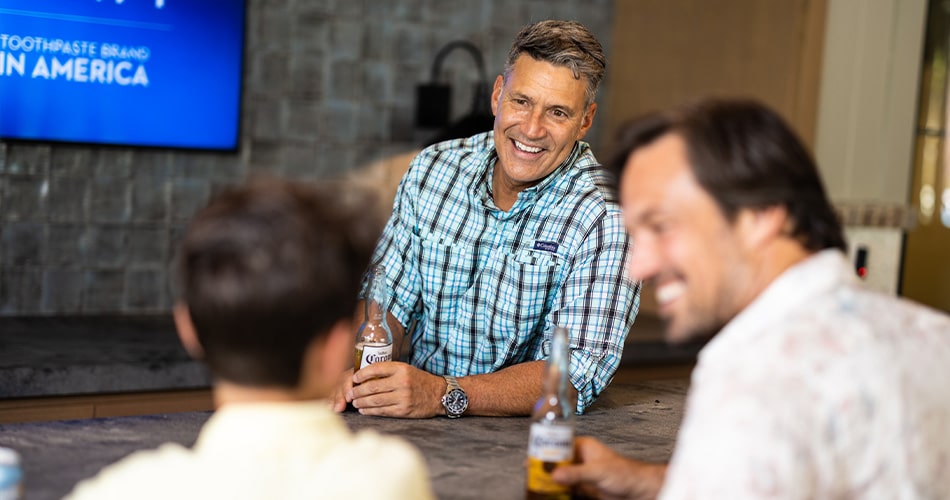 Active-Adult social calendar with friends and family