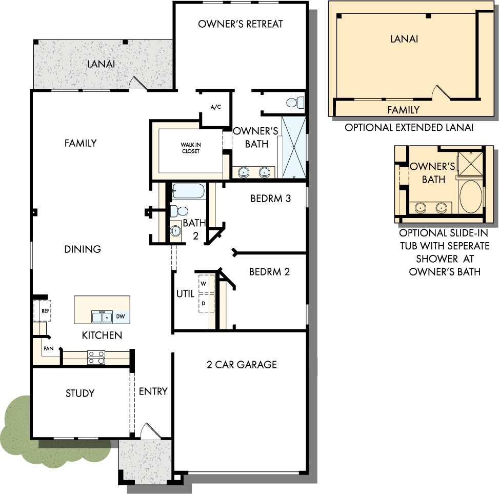 Floorplan image of David Weekley Homes - The Flowerdale