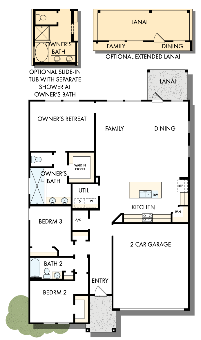 Floorplan image of David Weekley Homes - The Johanna