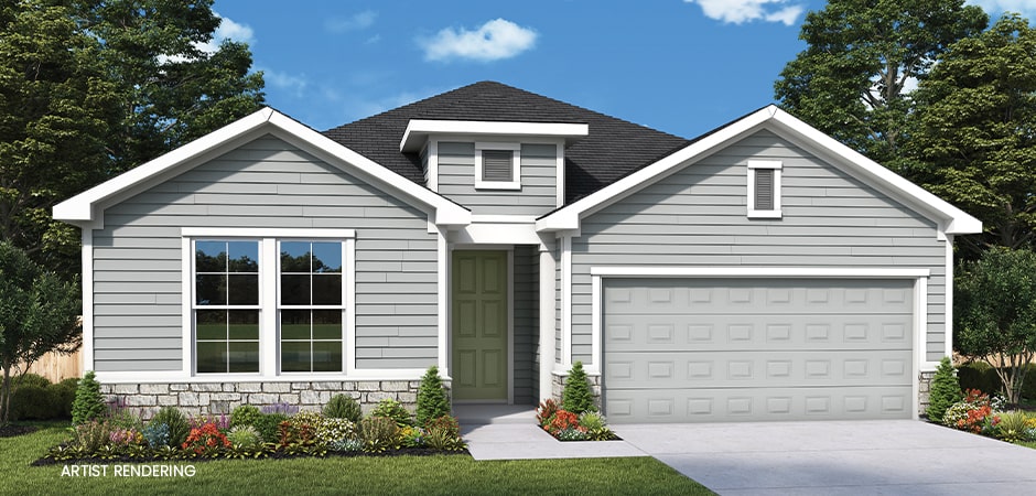 exterior model of David Weekley Homes
