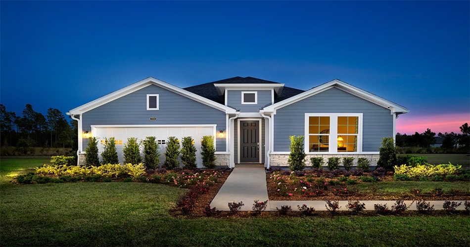 David Weekley Homes exterior model