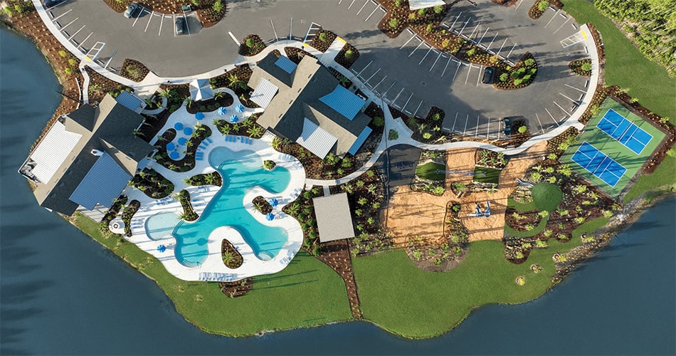 artist rendering of Tributary community