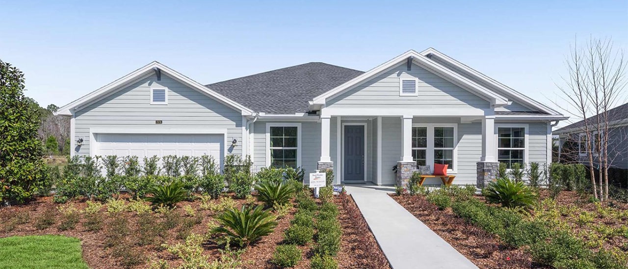 The Brasher Exterior by David Weekley Homes