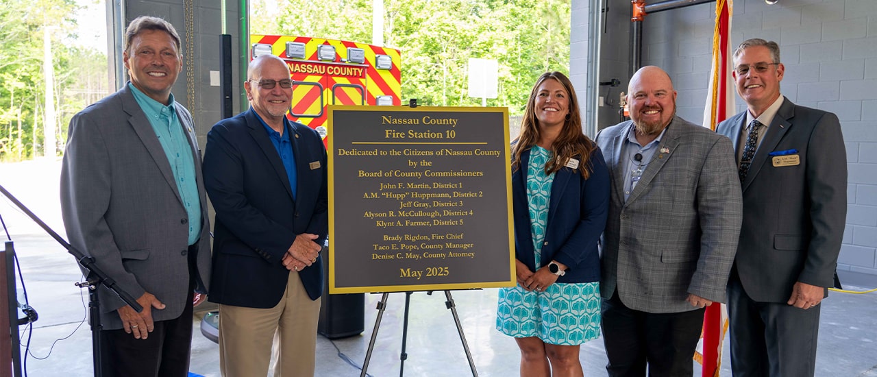 OPening of fire station in Nassau County
