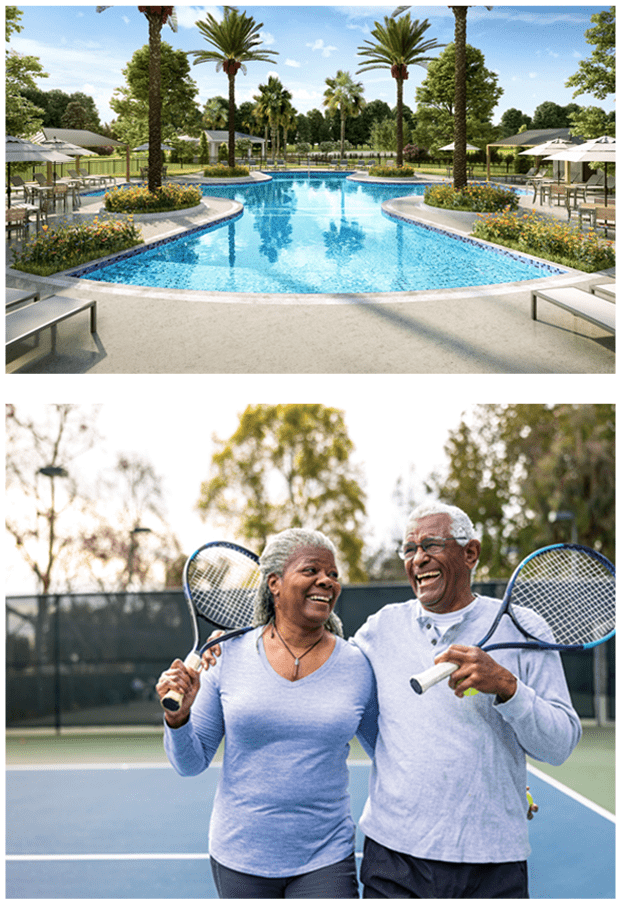 Tributary New Homes built for 55+ Living